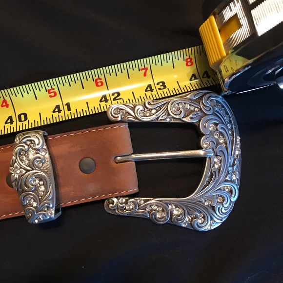 Tony Lama Rhinestone Belt - Picture 7 of 8